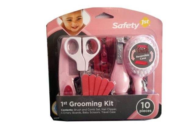 Safety First 1st Grooming Kit 10 Pieces - Pink