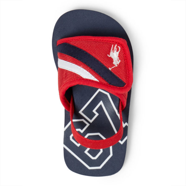 Ralph Lauren Red Ferry Slide Sandal