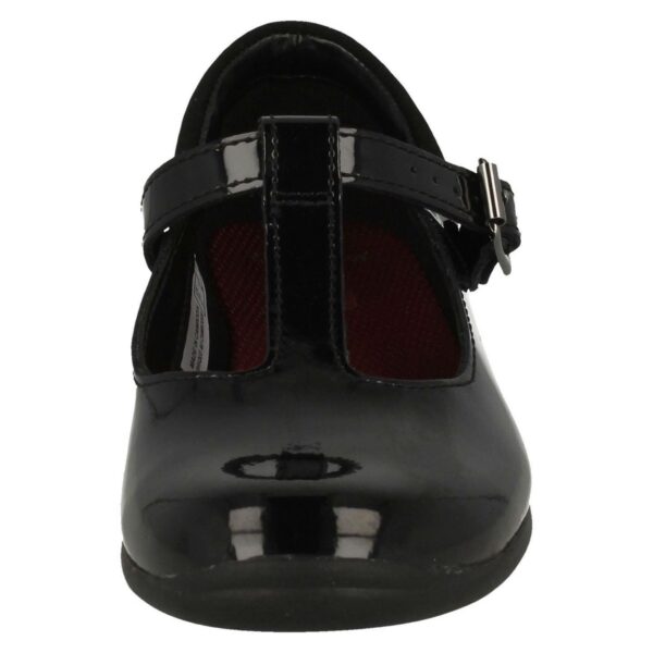 CLARKS GIRLS T-BAR SCHOOL SHOES JAMIE SKY