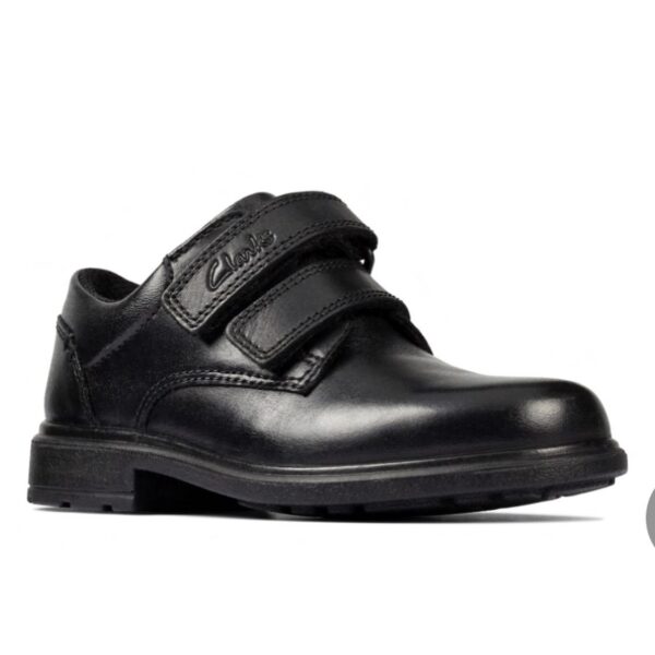 Clark’s Remi Pace Toddler Black Leather