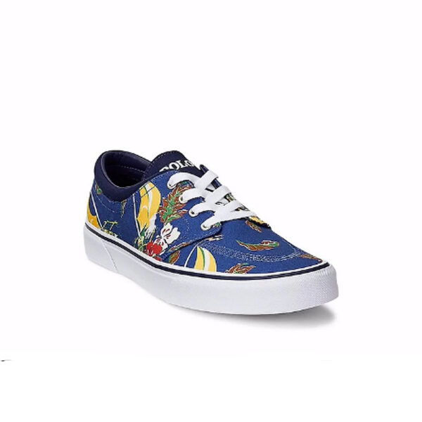 Polo Ralph Lauren Men’s Faxon X Tropical Canvas Sneakers